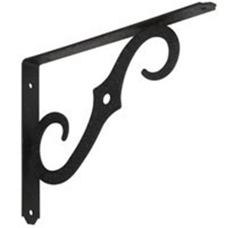 STANLEY Stanley Hardware 229450 Deco-Shelf Bracket 10 x 7 In. Black 2127652